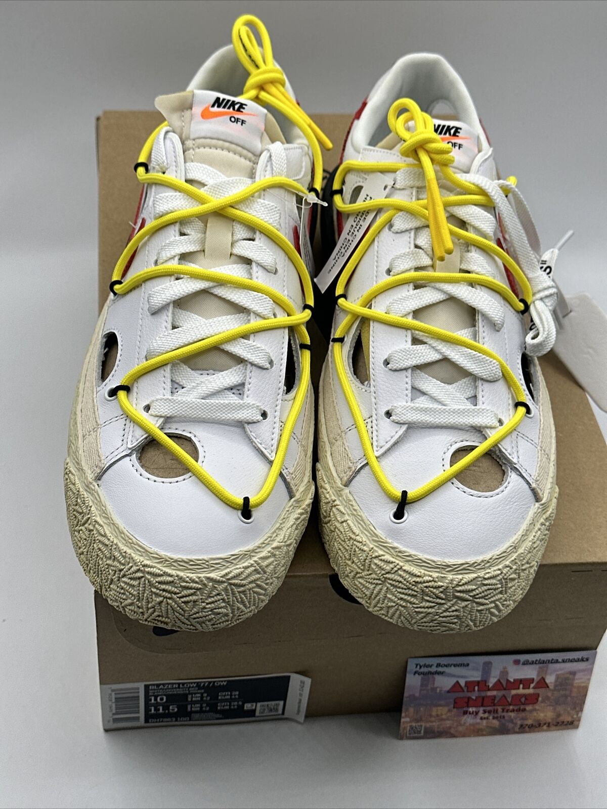 Size 10 - Nike Blazer Low x Off-White White 2022 - DH7863-100