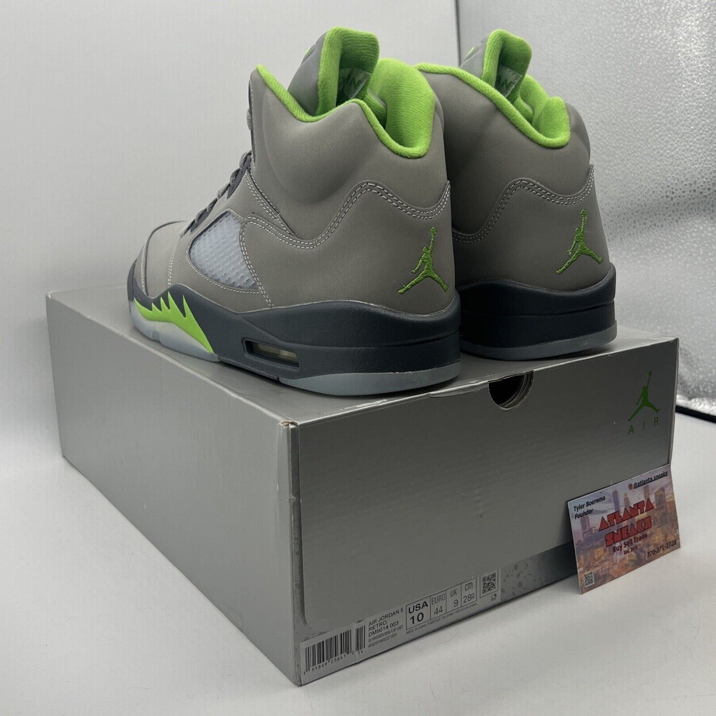 Size 10 - Jordan 5 Retro Green Bean Grey (DM9014-003)