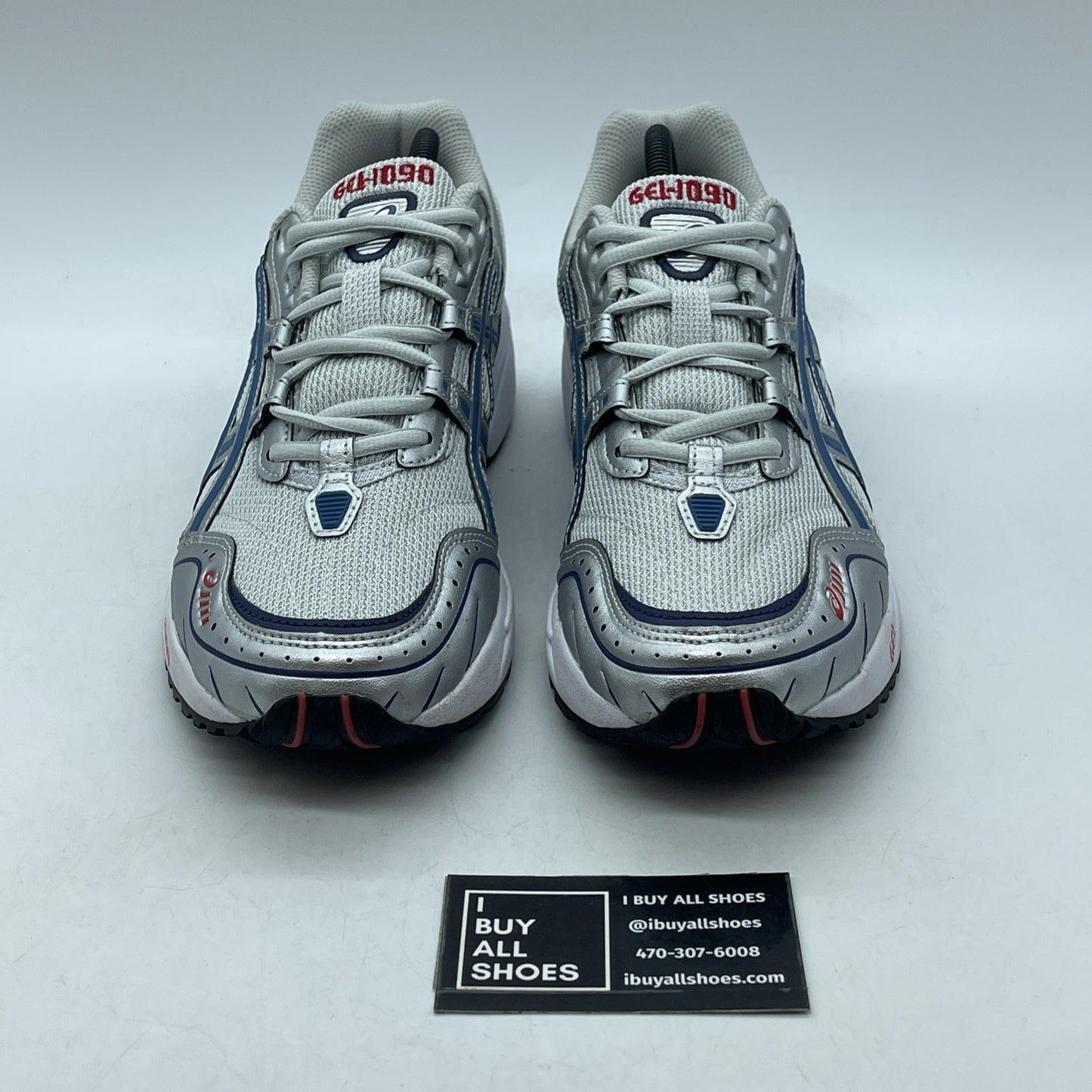 Size 9.5 - ASICS Gel 1090 Pure Silver Teal (1201A484)