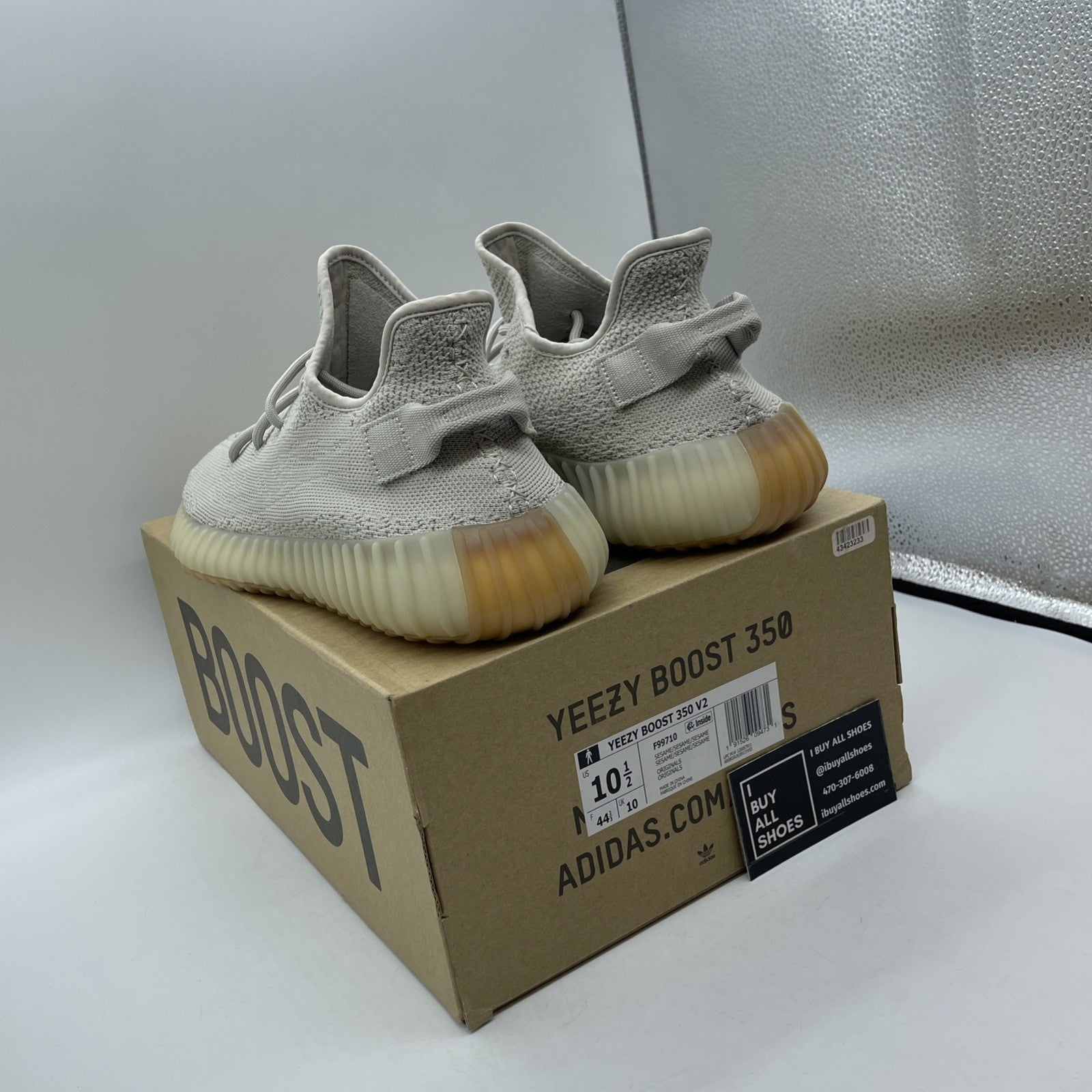 Size 10.5 - adidas Yeezy Boost 350 V2 Low Sesame Brown Suede (F99710)
