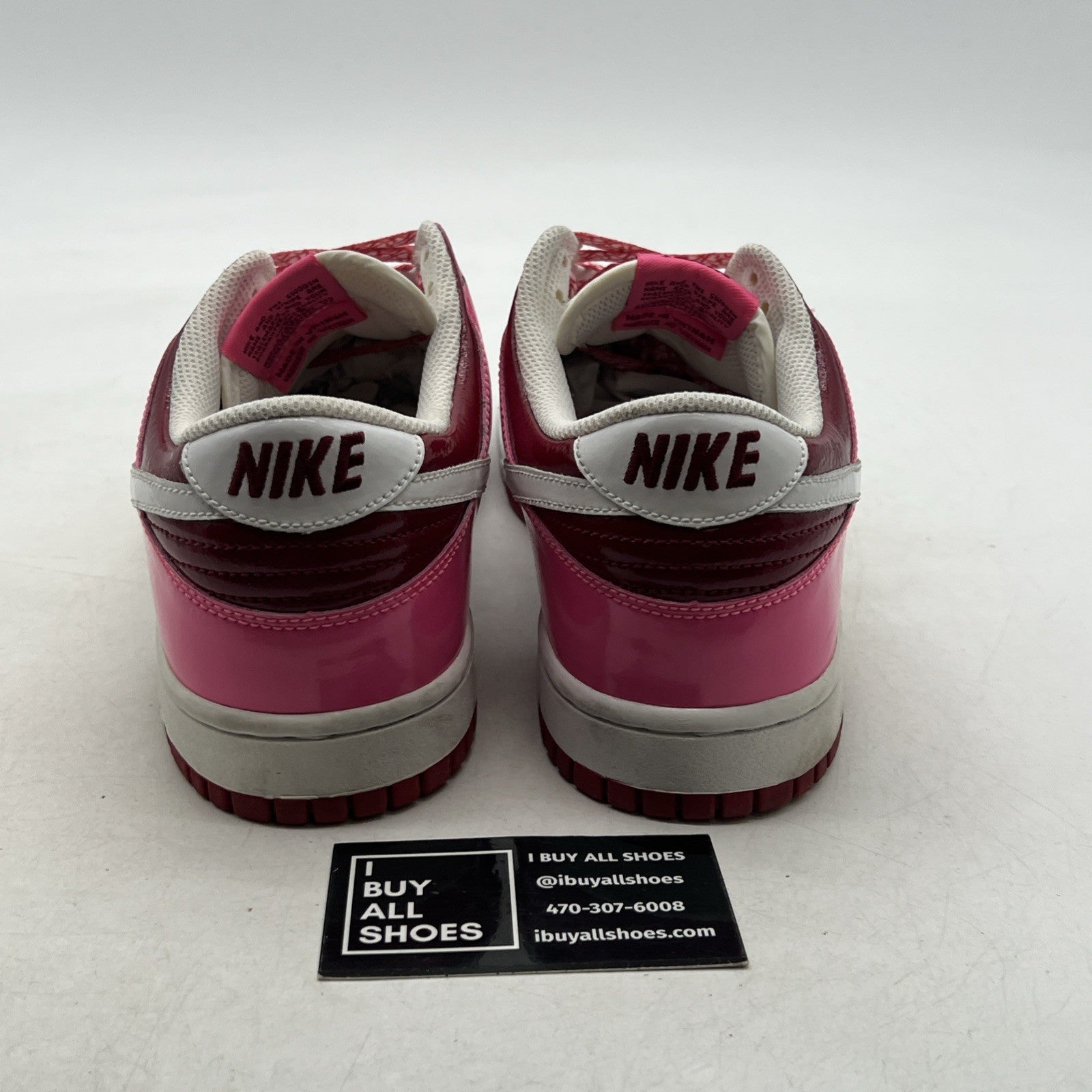 Size 11W - Nike Dunk Low Valentine’s Day White Pink EUC 2007 (917813-114)