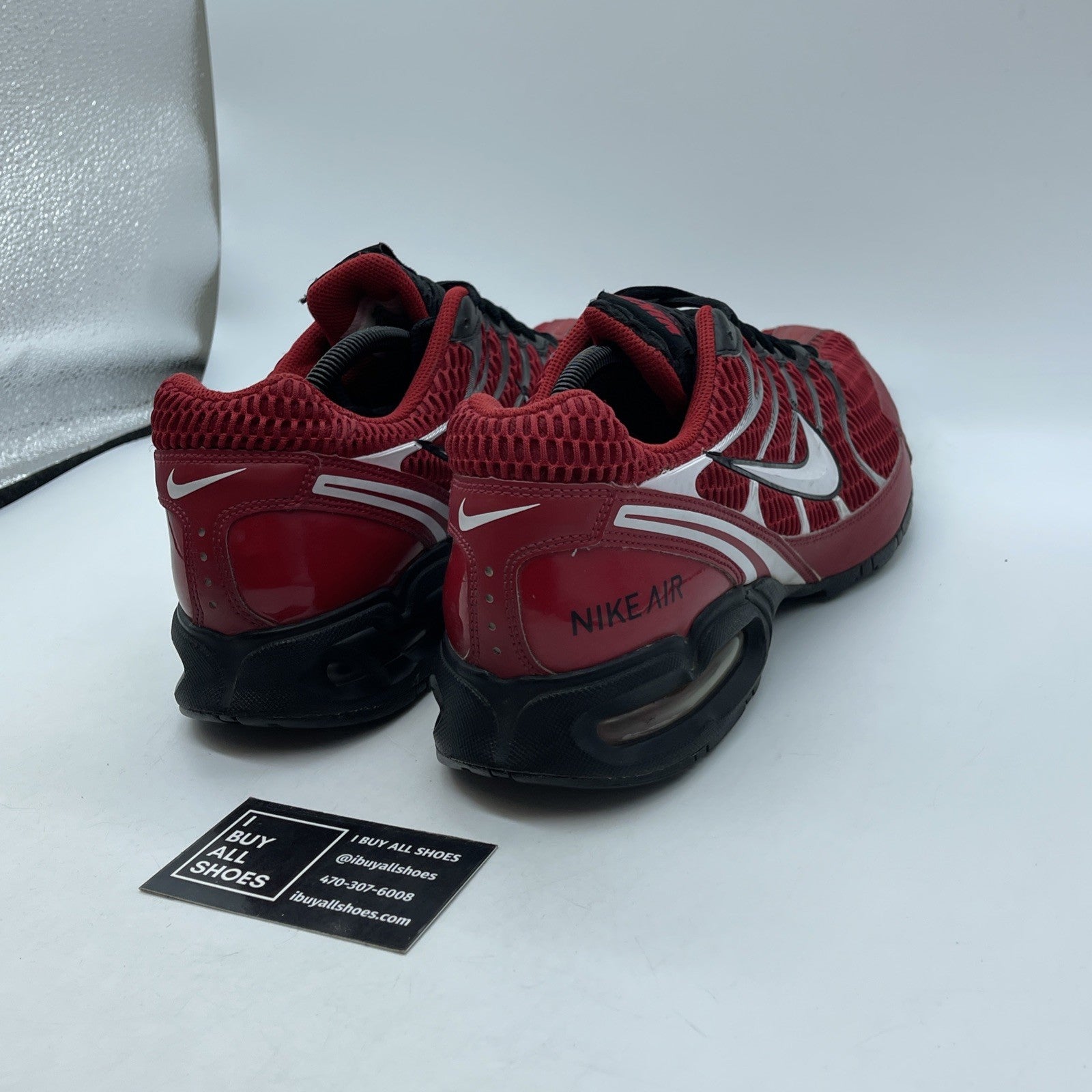 Size 12 - Nike Air Max Torch 4 Gym Red White Black Suede Leather (343846-600)