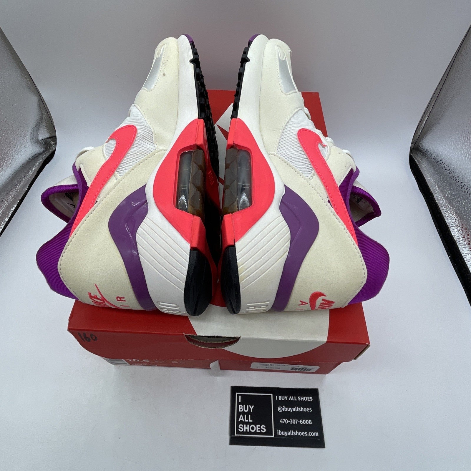 Size 10.5 - Nike Air Max 180 QS Laser Crimson (626960-165)