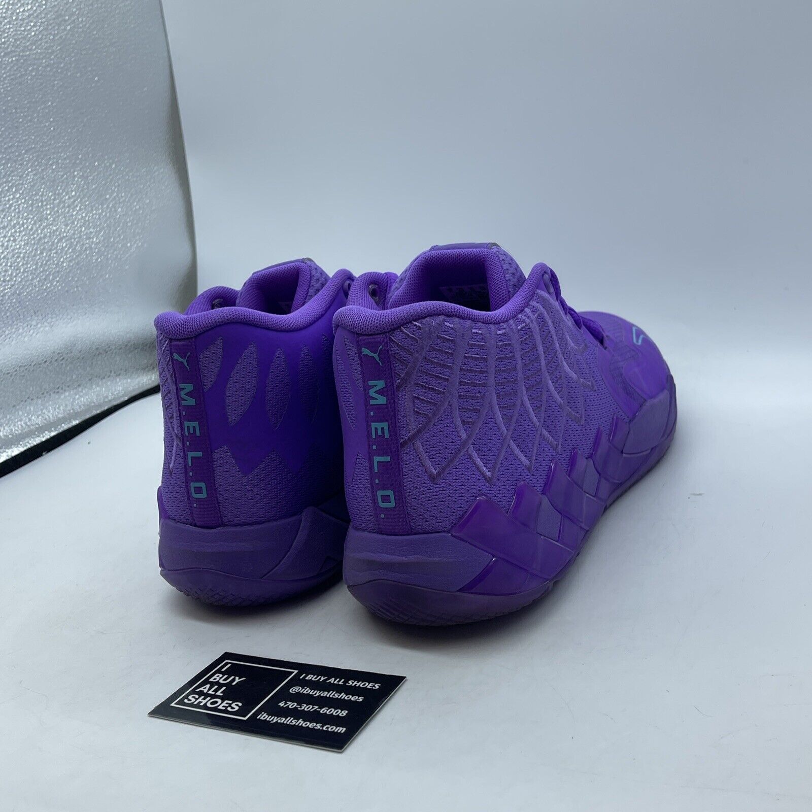 Size 12 - PUMA MB.01 Queen City Purple Blue Suede Leather (377237-10)