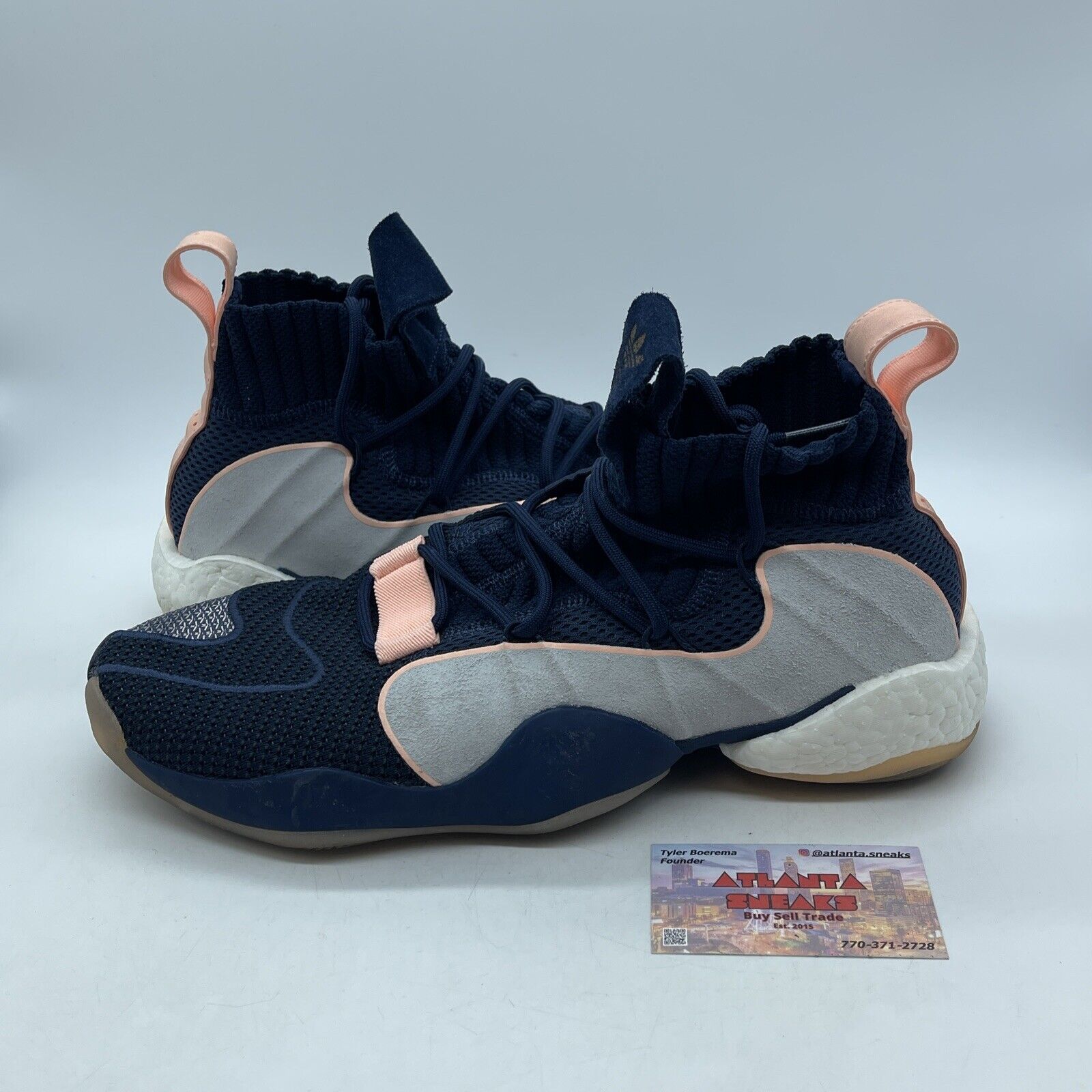 Size 13 - adidas Crazy BYW LVL X Clear Orange Pink Suede Leather (B42243)
