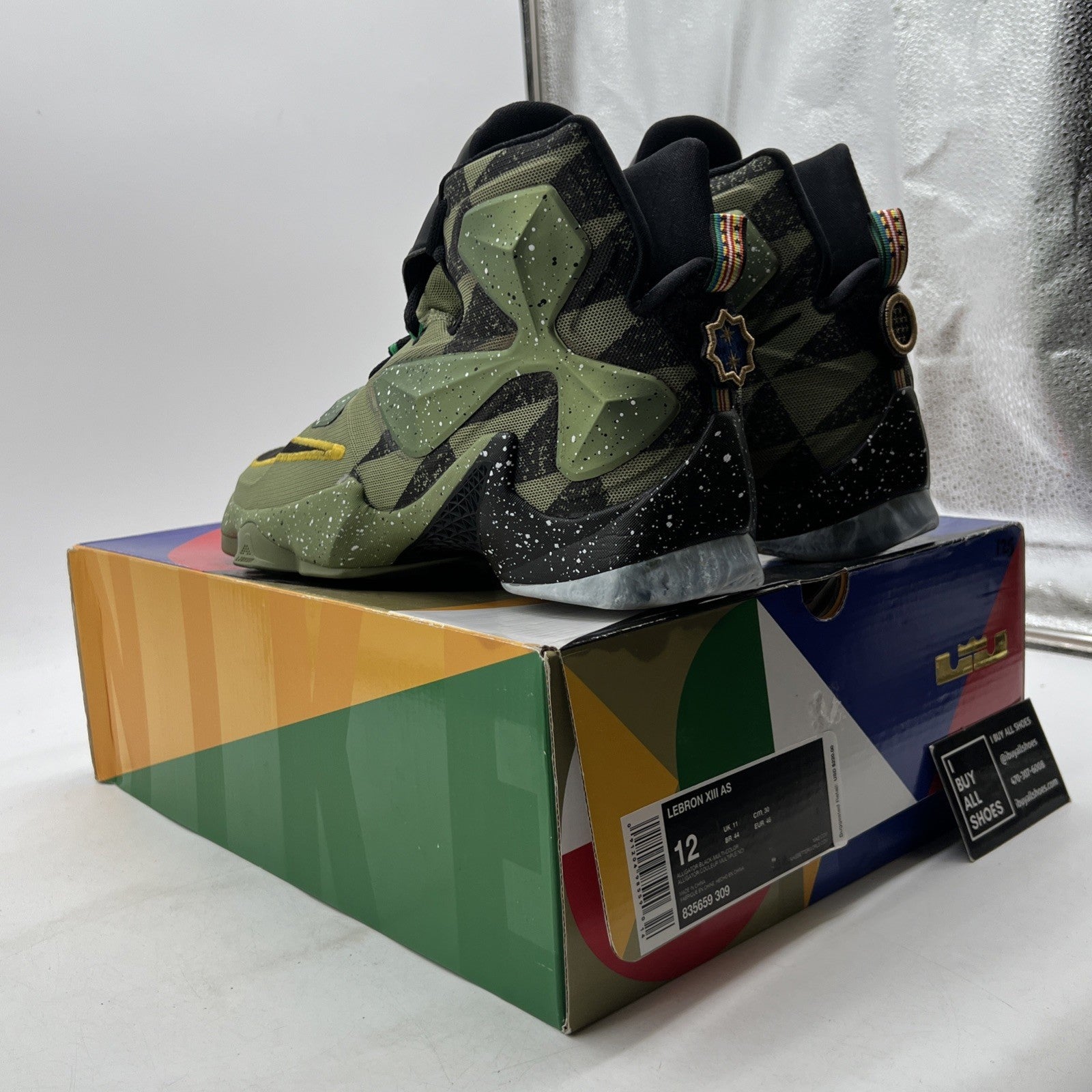 Size 12 - Nike LeBron 13 All Star - Northern Lights (835659-309)