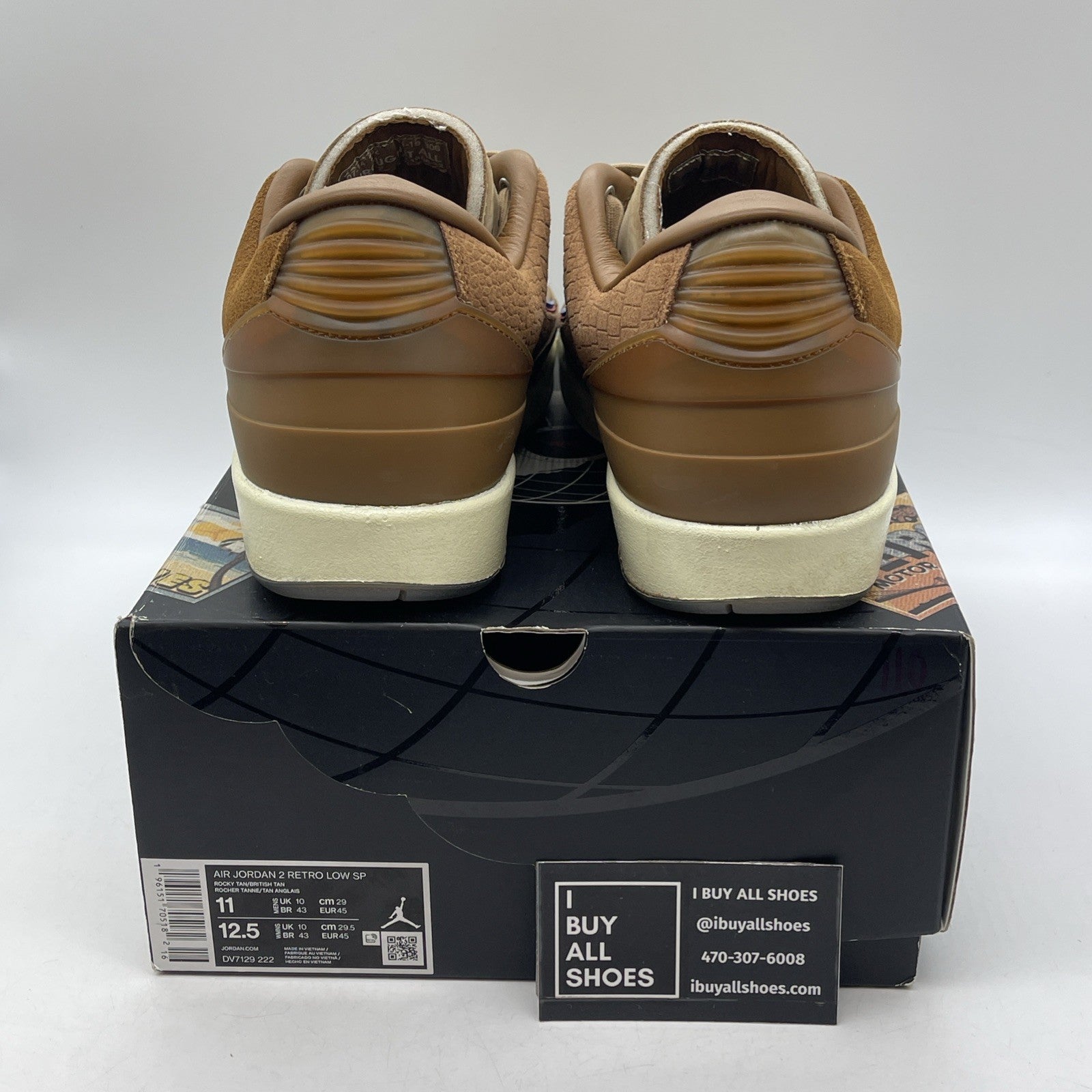 Size 11 - Nike Air Jordan 2 Retro Low Two 18 Brown (DV7129-222)