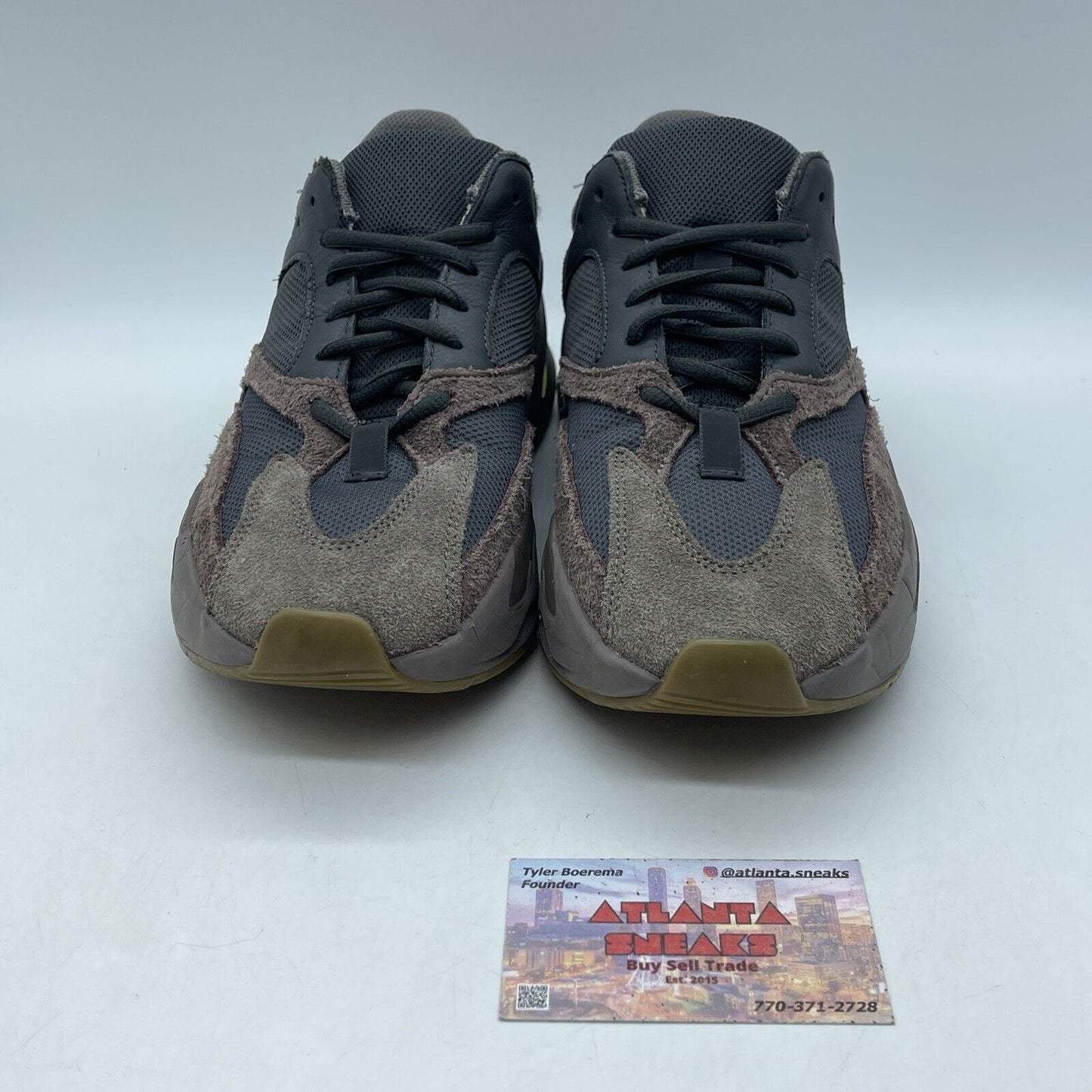 Size 9 - adidas Yeezy Boost 700 V1 Mauve Brown Suede Black Leather (EE9614)