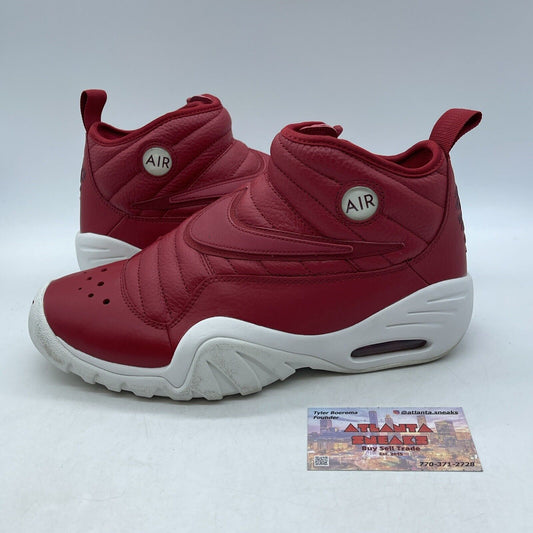 Size 9 - Nike Air Shake Ndestrukt Red Leather White (880869-600)