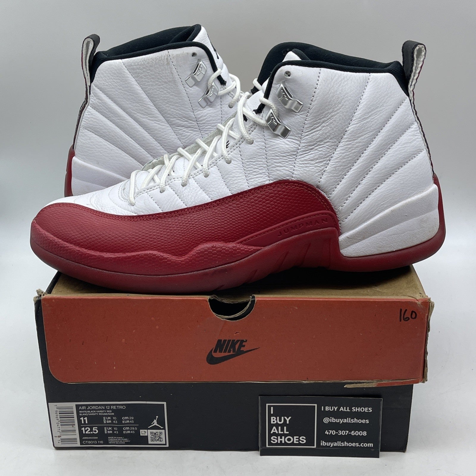 Size 11 - Air Jordan 12 Retro 2023 Mid Cherry (CT8013-116)