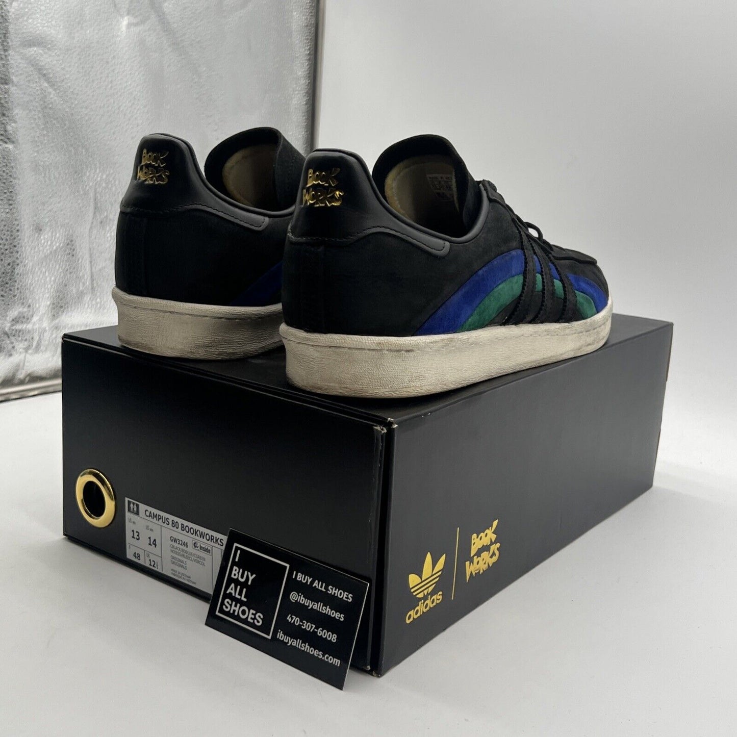 Size 13 - Adidas Book Works x Campus 80s Jazz (GW3246)