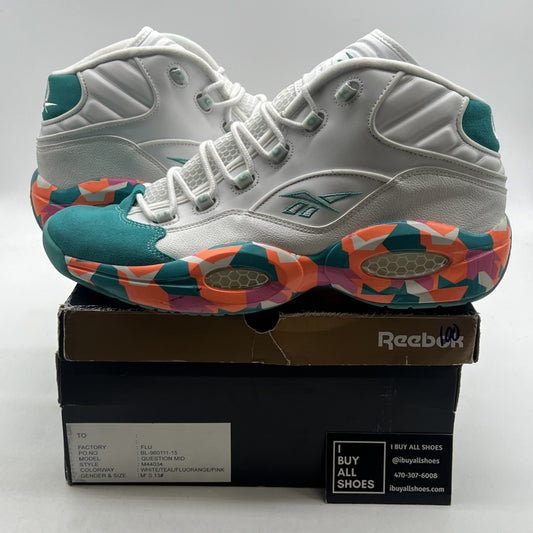 Size 13 - Reebok Question Mid White Noise Sample (M44034)