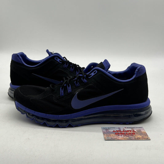 Size 11.5 - Nike Air Max EXT Running Shoes Black Purple Violet 2013 (554967-051)