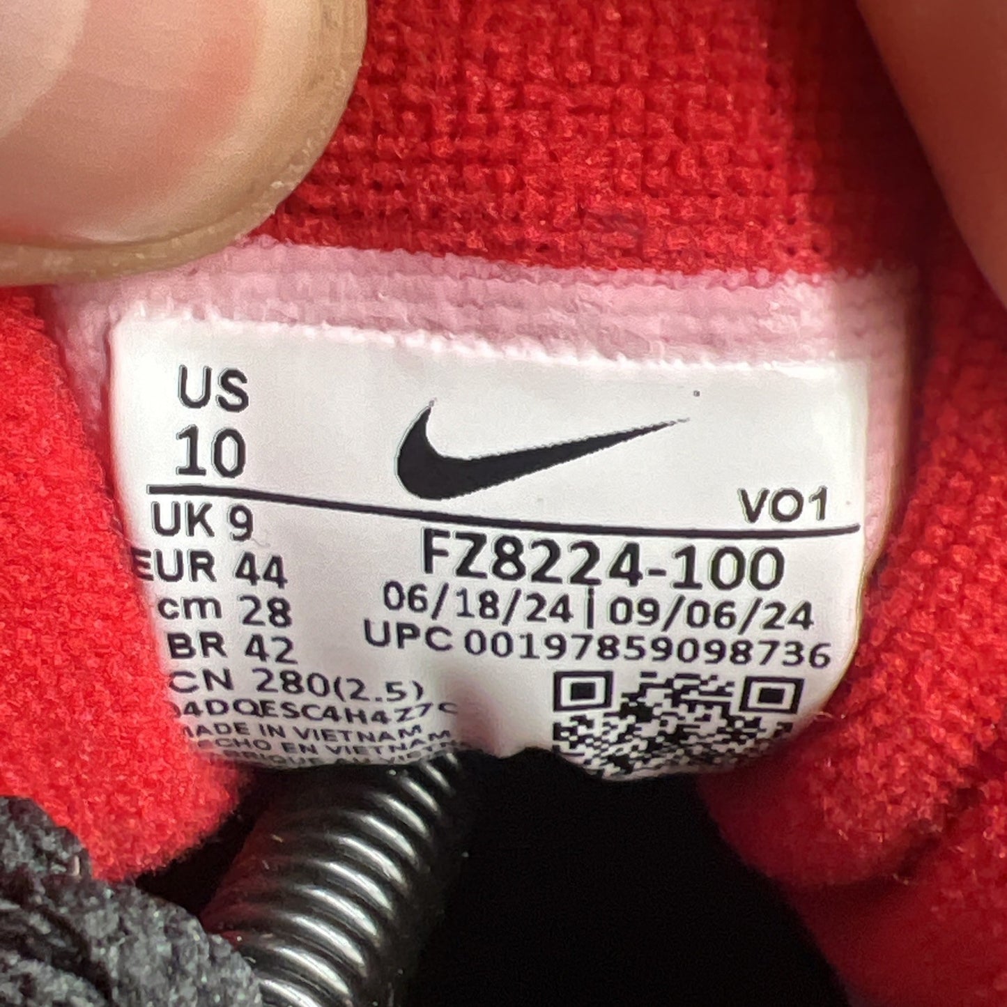 Size 10 - Nike Air Diamond Turf 2025 49ers (FZ8224-100)