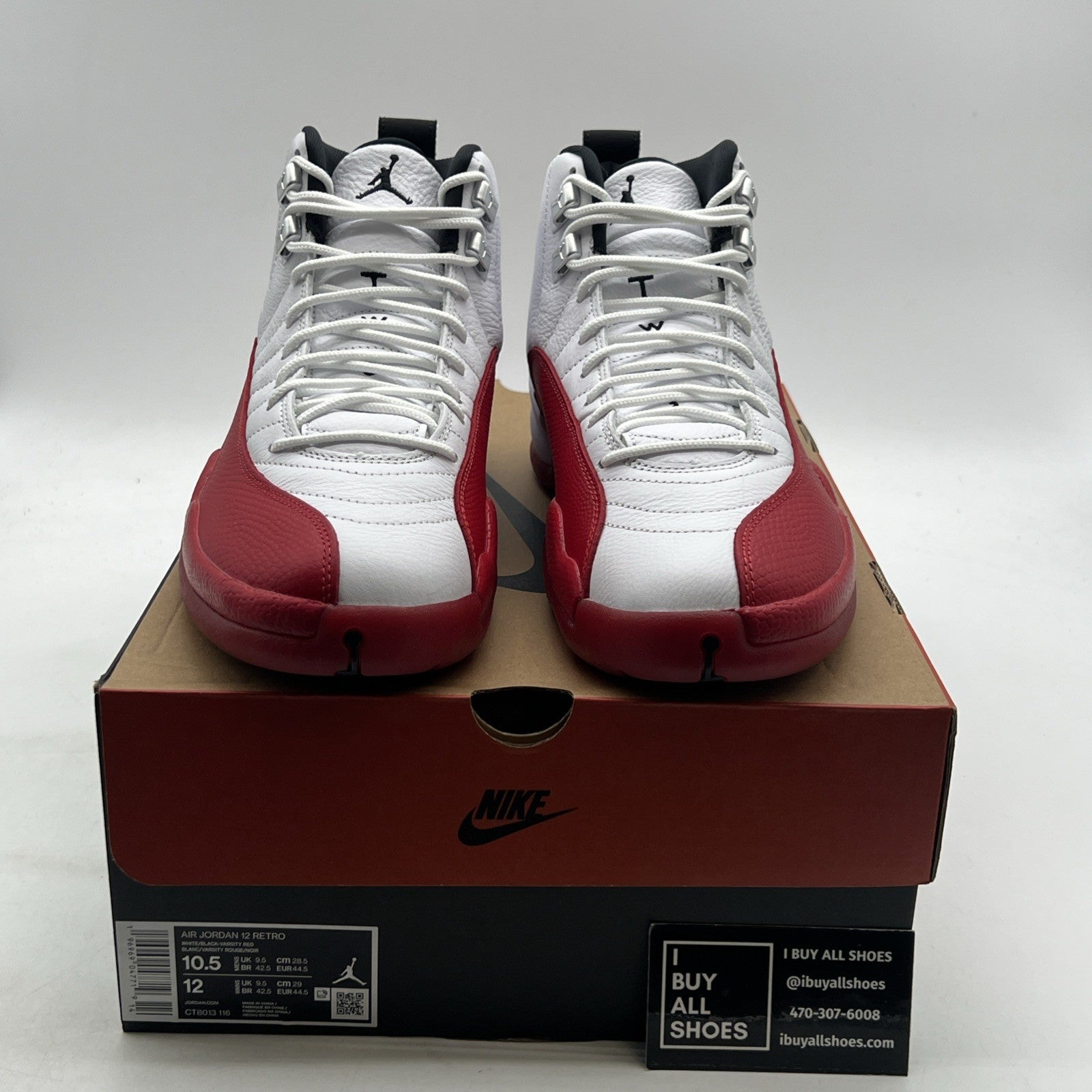 Size 10.5 - Air Jordan 12 Retro 2023 Mid Cherry (CT8013-116)