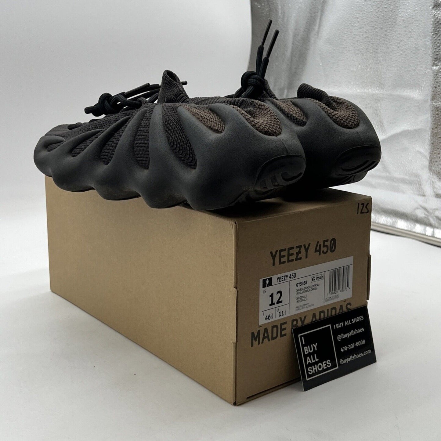 Size 12 - adidas Yeezy 450 Dark Slate - (GY5368)