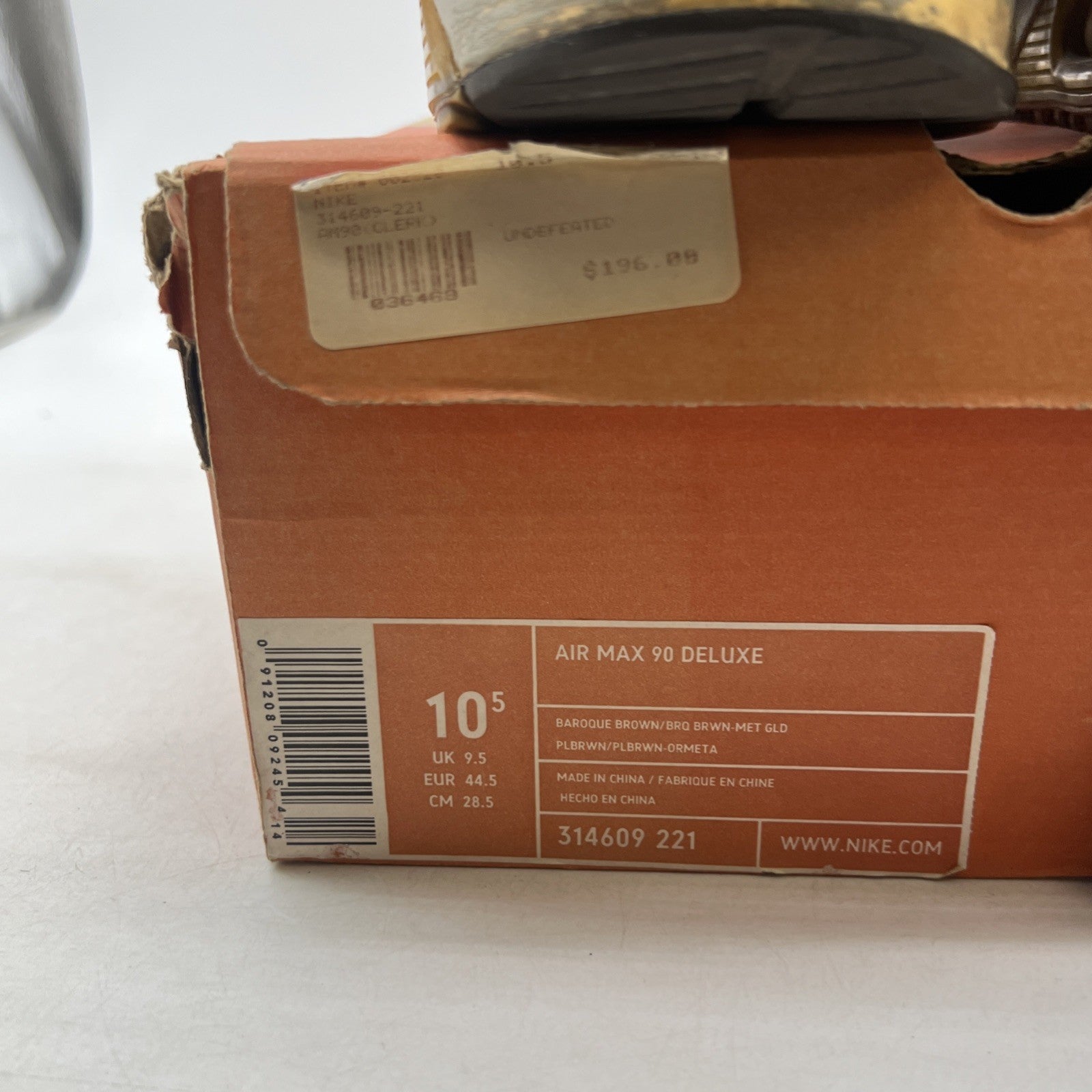 Size 10.5 - Nike Air Max 90 Deluxe Huf (314609-221)