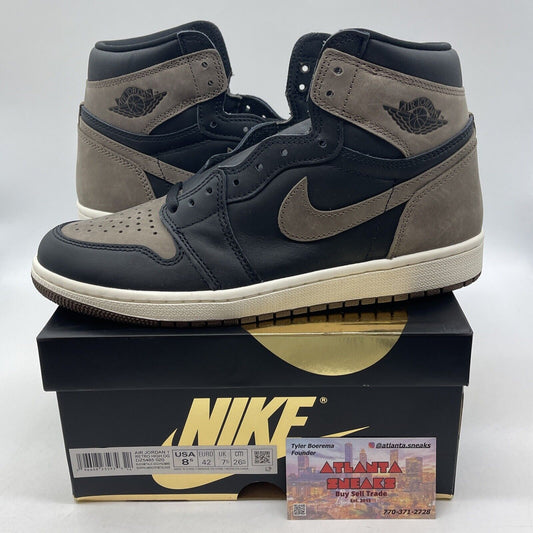 Size 8.5 - Jordan 1 Retro OG High Palomino Brown White Black Suede (DZ5485-020)