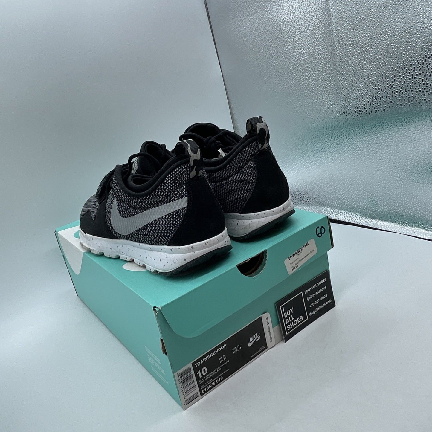 Size 10 - Nike SB Trainernedor Gray (616575-010)