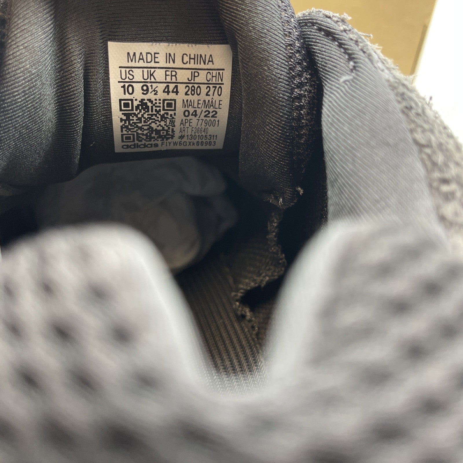 Size 10 - adidas Yeezy 500 Low Utility Black Suede Leather (F36640)