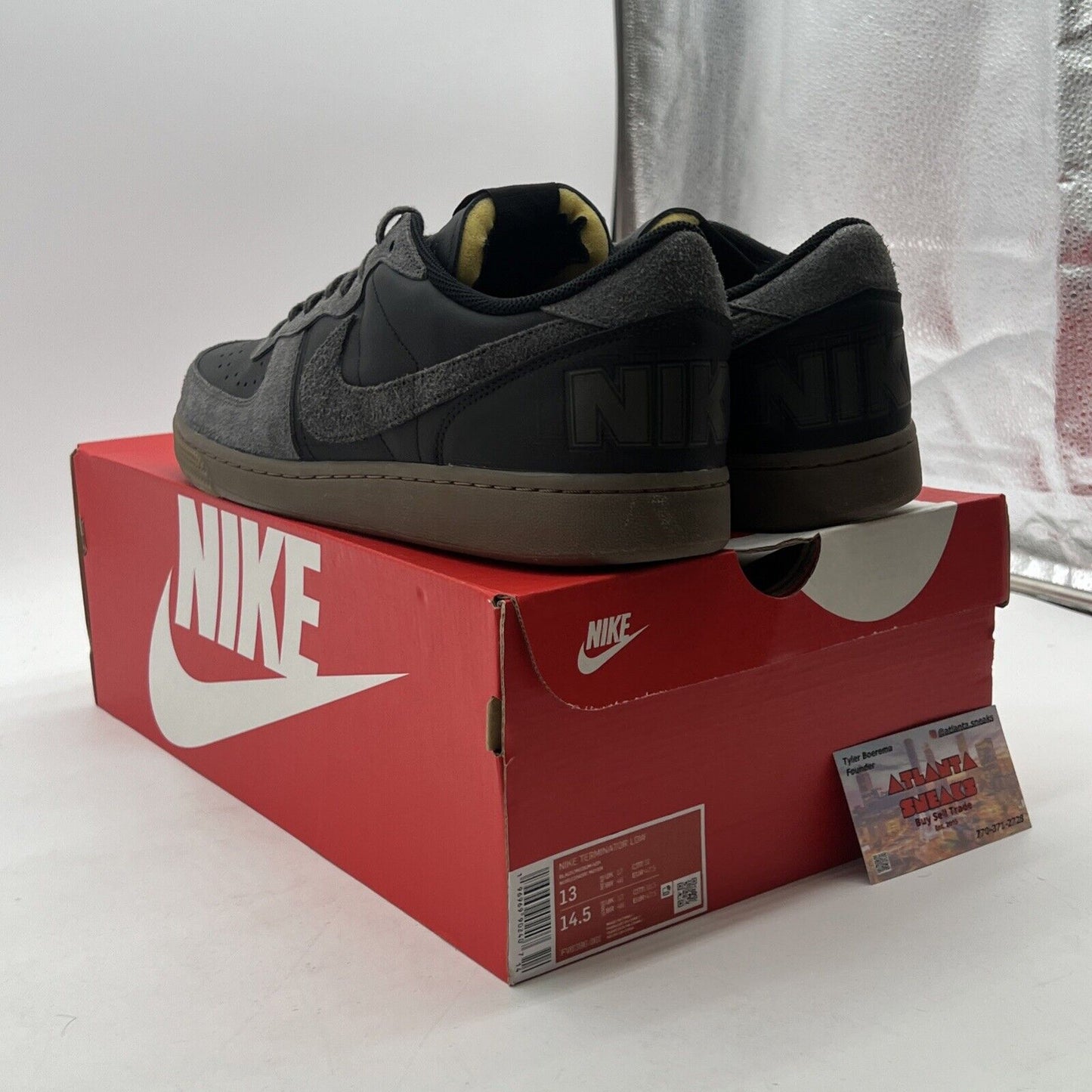Size 13 - Nike Terminator Low Medium Ash Gum (FV0396-001)