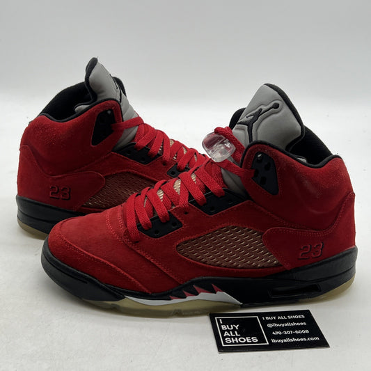 Size 9 - Air Jordan 5 Retro Raging Bull Red Suede (136027-601)