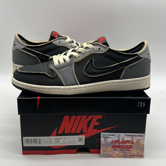 Size 10 - Jordan 1 Retro Low OG EX Dark Smoke Gray 2022 (DV0982-006)