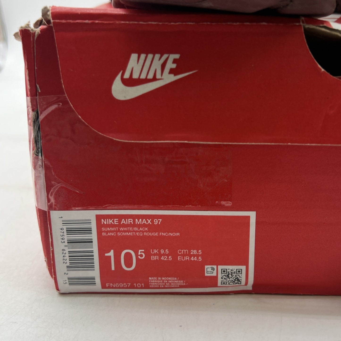 Size 10.5 - Nike Air Max 97 Dark Team Red (FN6957-101)