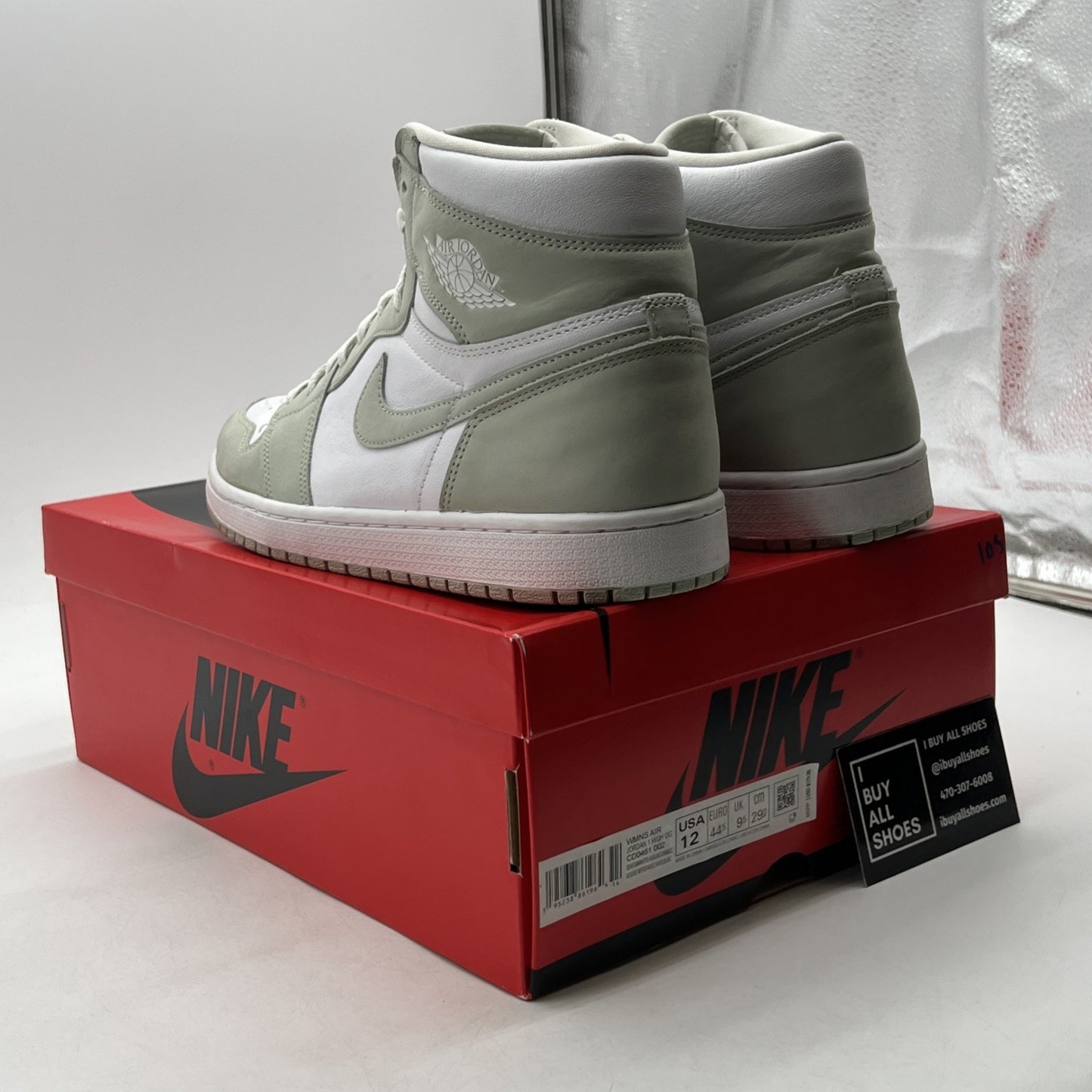 Size 12 - Air Jordan 1 Retro OG High Seafoam W (CD0461-002)