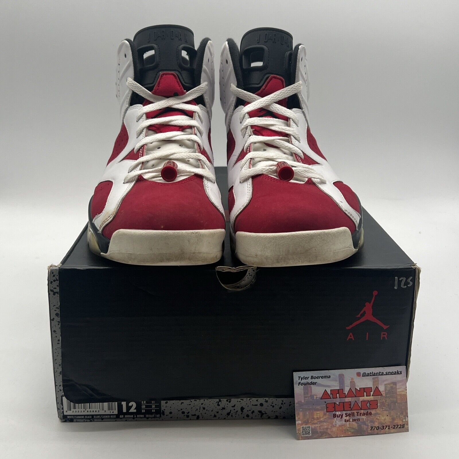 Size 12 - Air Jordan 6 Retro 2014 Carmine (384664-160)