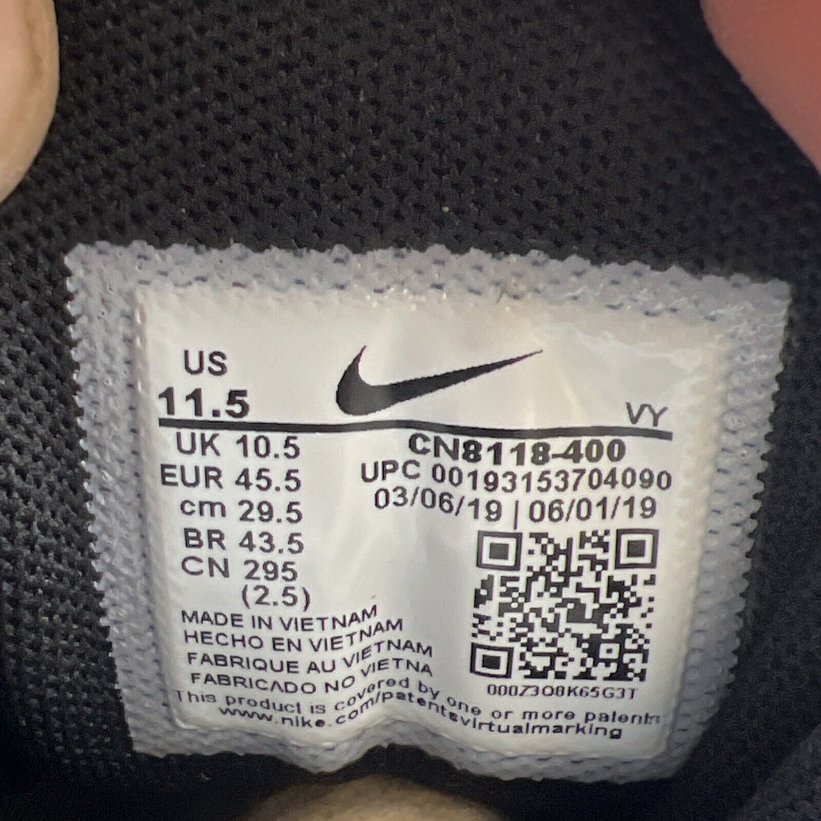 Size 11.5 - Nike Air More Uptempo '96 QS Light Aqua (CN8118-400)