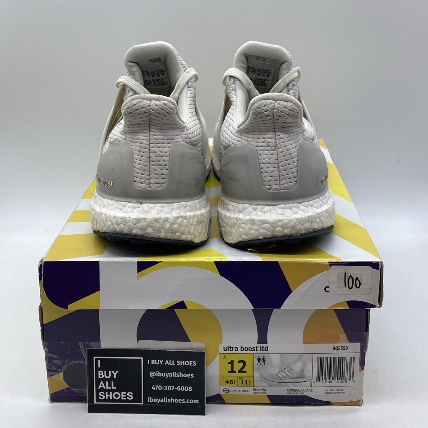 Size 12 - Adidas UltraBoost 1.0 Limited Cream (AQ5559)