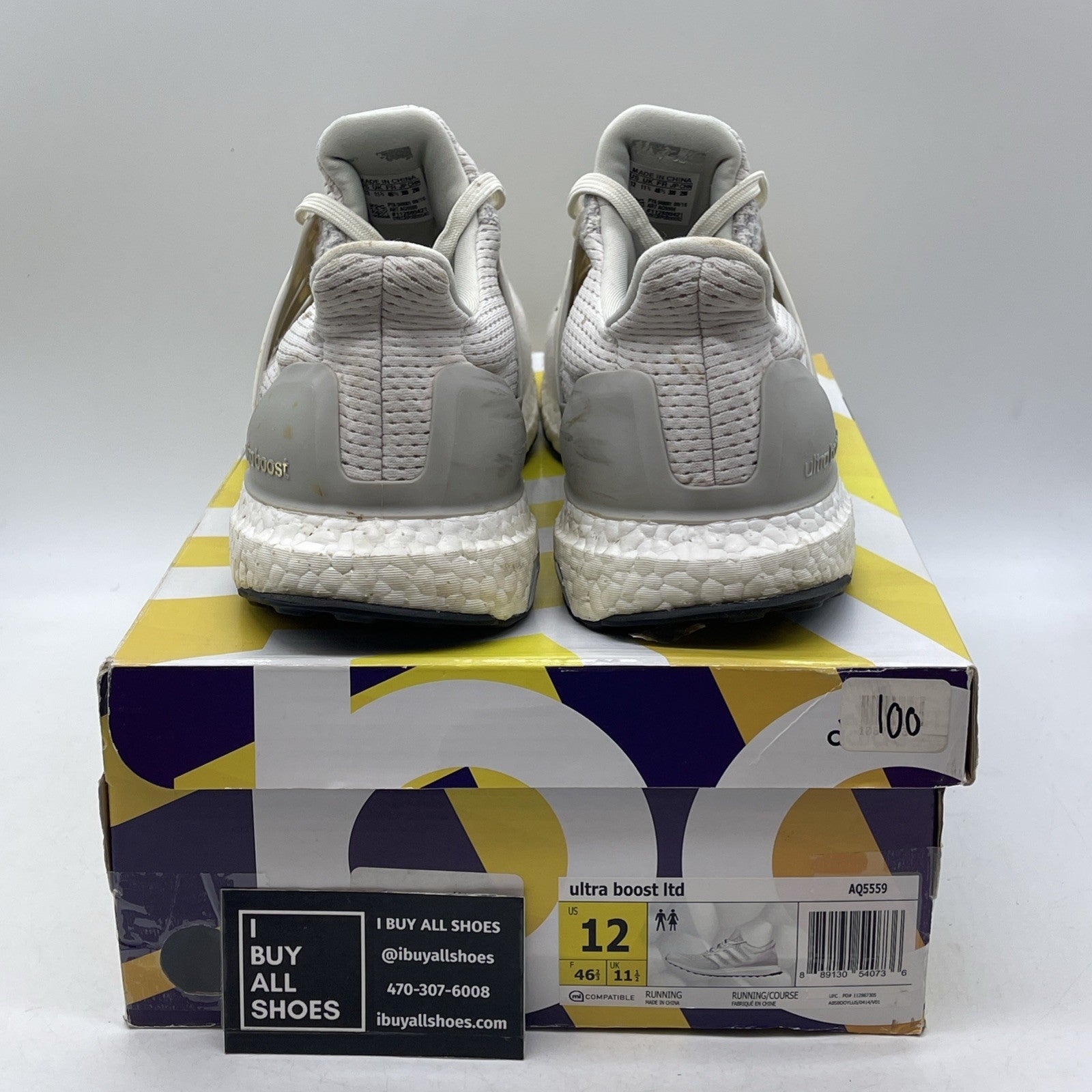 Size 12 - Adidas UltraBoost 1.0 Limited Cream (AQ5559)