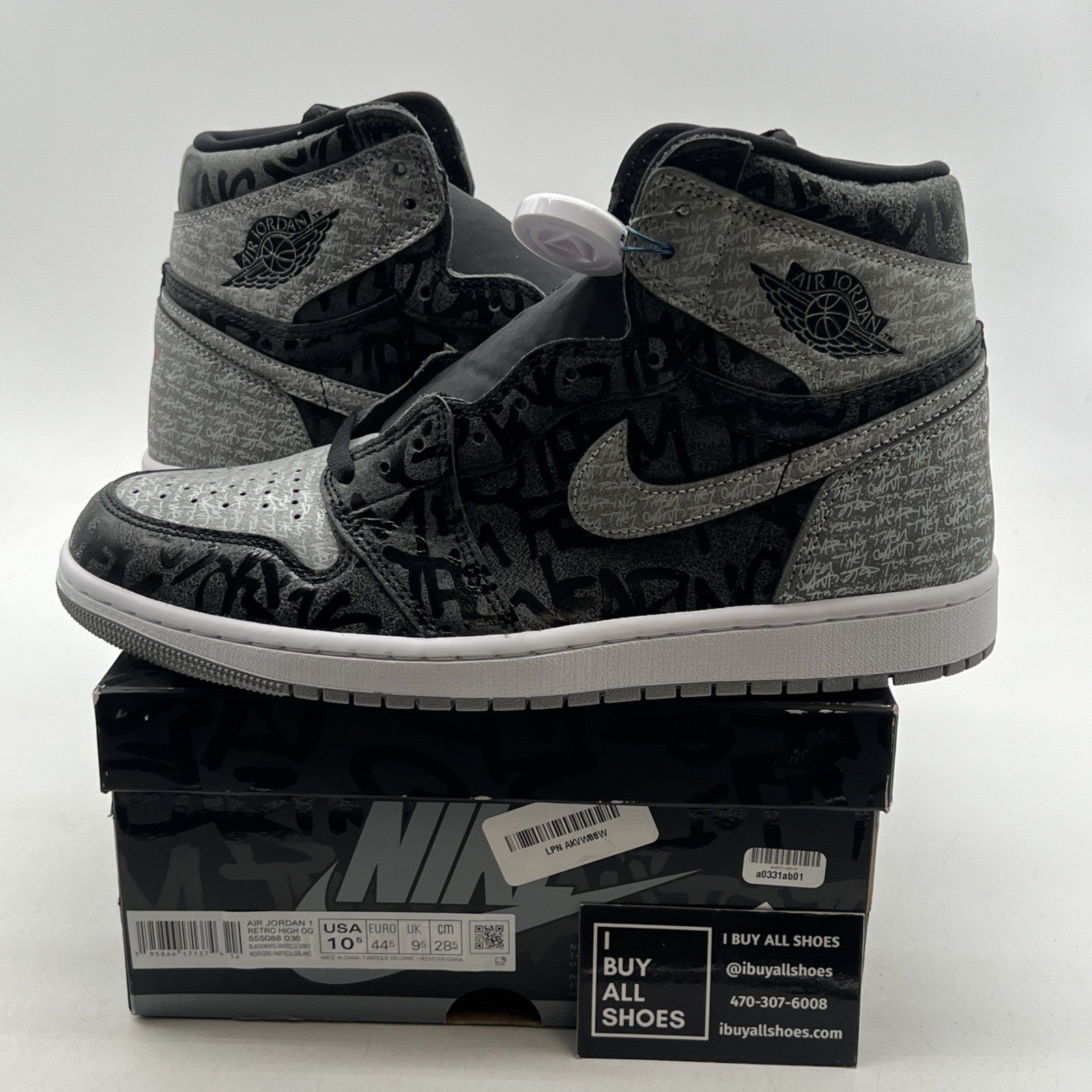 Size 10.5 - Air Jordan 1 OG High Rebellionaire (555088-036)