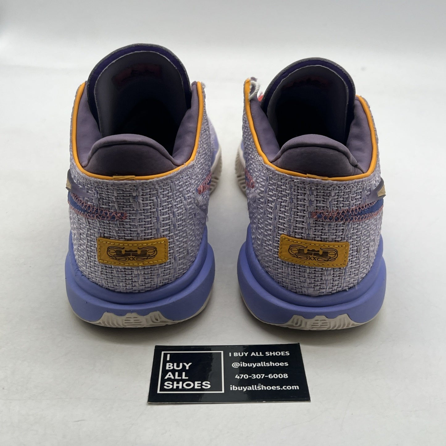 Size 14 - Nike LeBron 20 Low Purple And Gold (DJ5423-500)