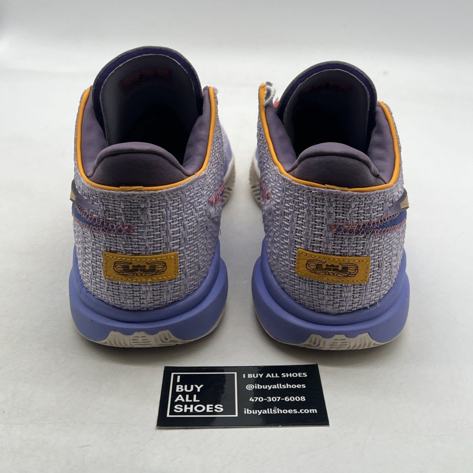 Size 14 - Nike LeBron 20 Low Purple And Gold (DJ5423-500)