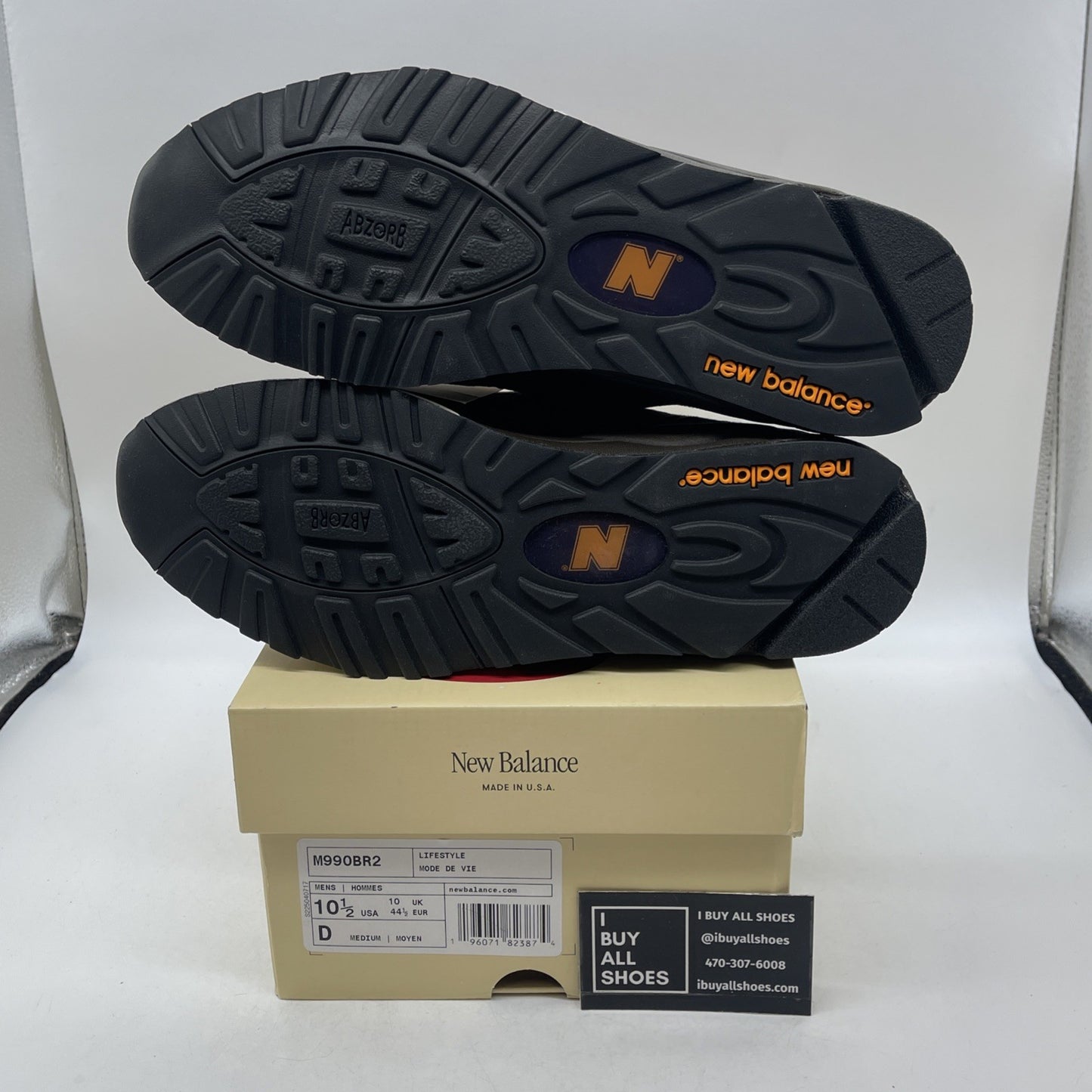 Size 10.5 - New Balance Teddy Santis x 990v2 Made in USA Brown Purple