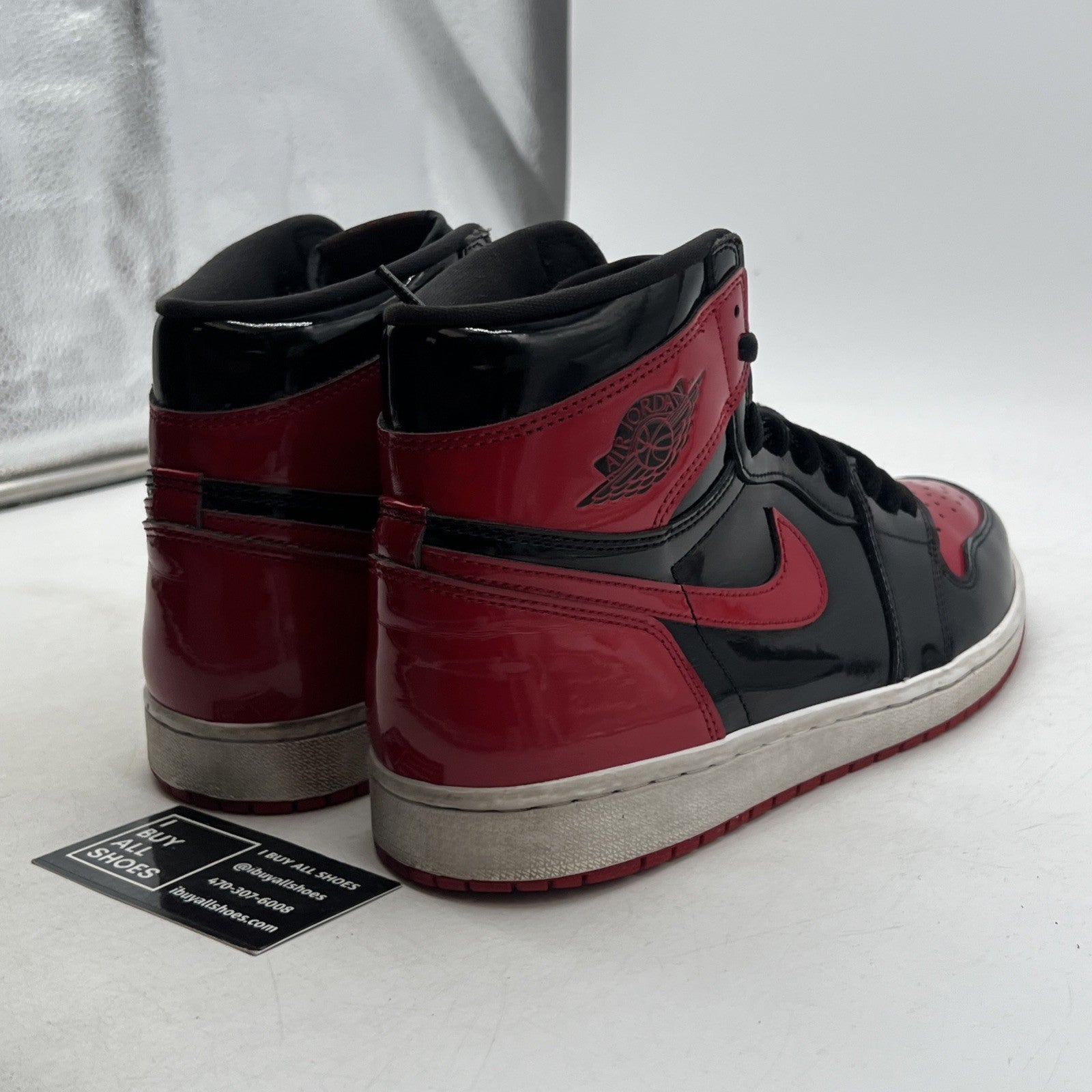 Size 11 - Air Jordan 1 Retro OG High Patent Bred (555088-063)