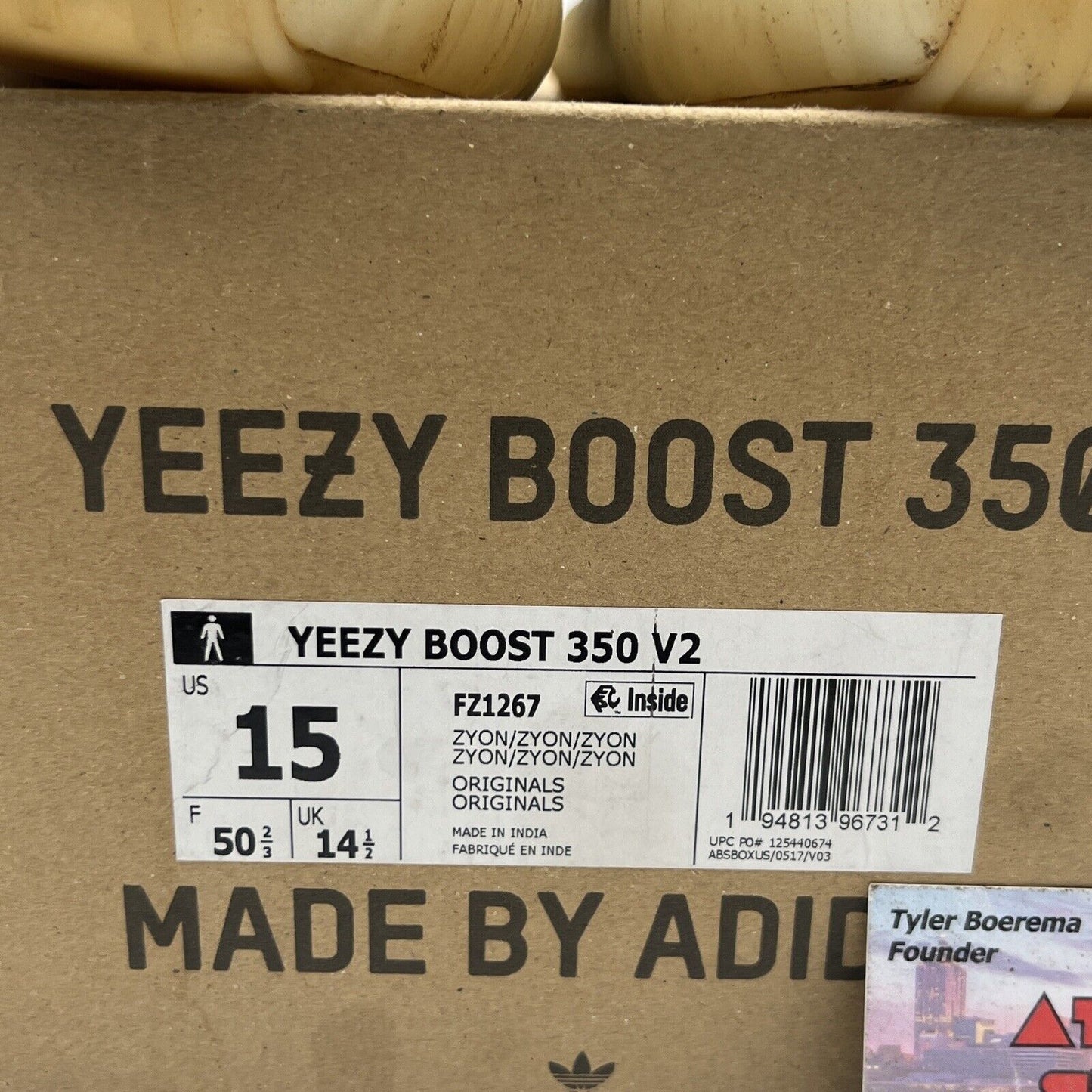 Size 15 - adidas Yeezy Boost 350 V2 Low Zyon Brown (FZ1267)