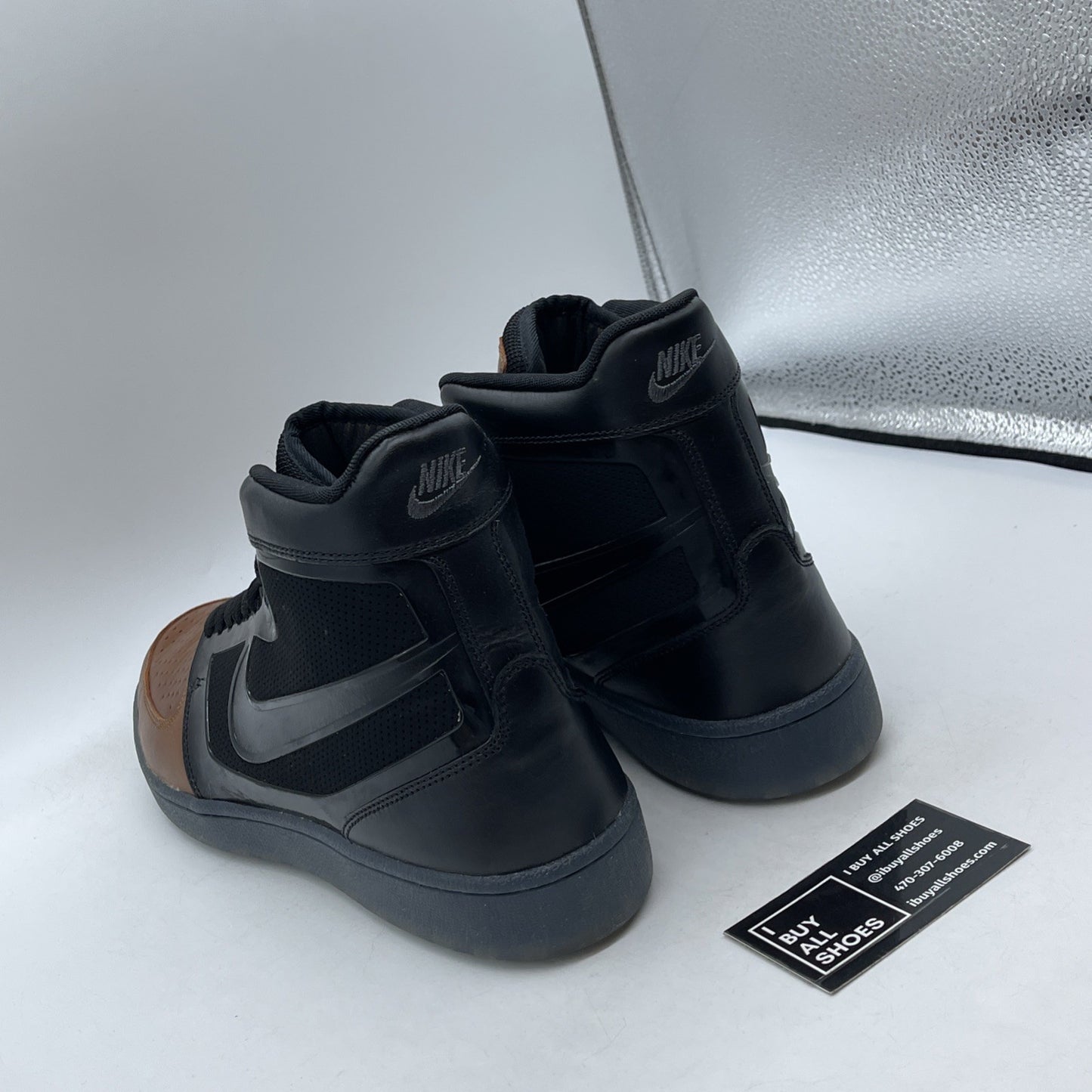 Size 13 - Nike Trainer Clean Sweep Premium Black Russet Black (536852-011)