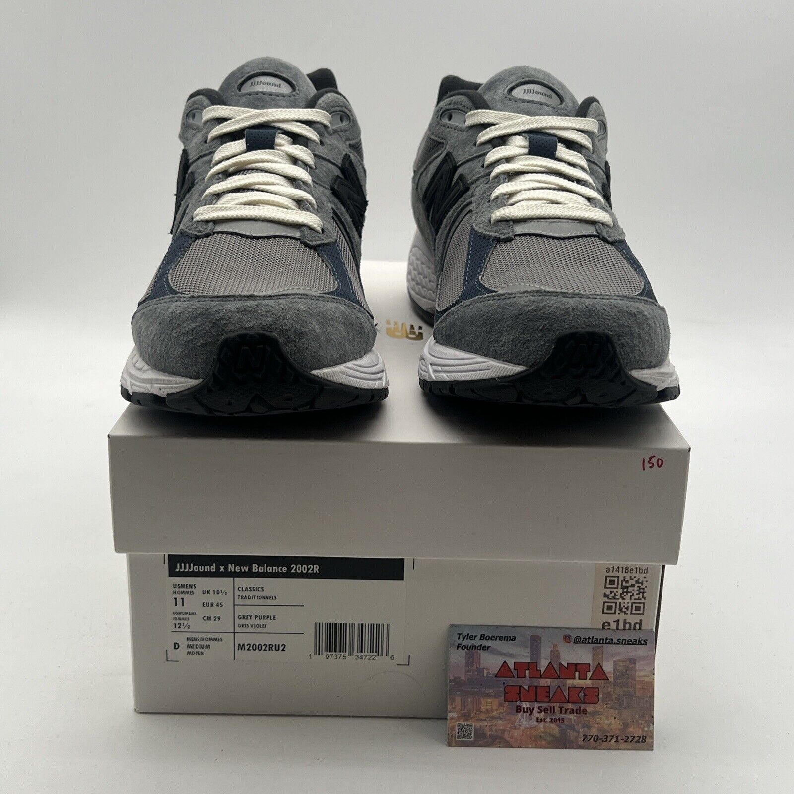 Size 11 - New Balance JJJJound x 2002R Storm Blue (M2002RU2)