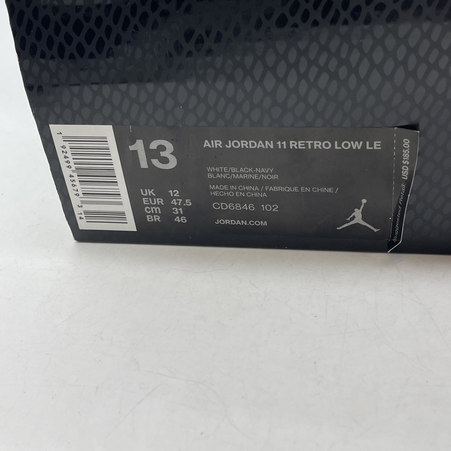 Size 13 - Air Jordan 11 Retro Low Snakeskin 2019 (CD6846-102)