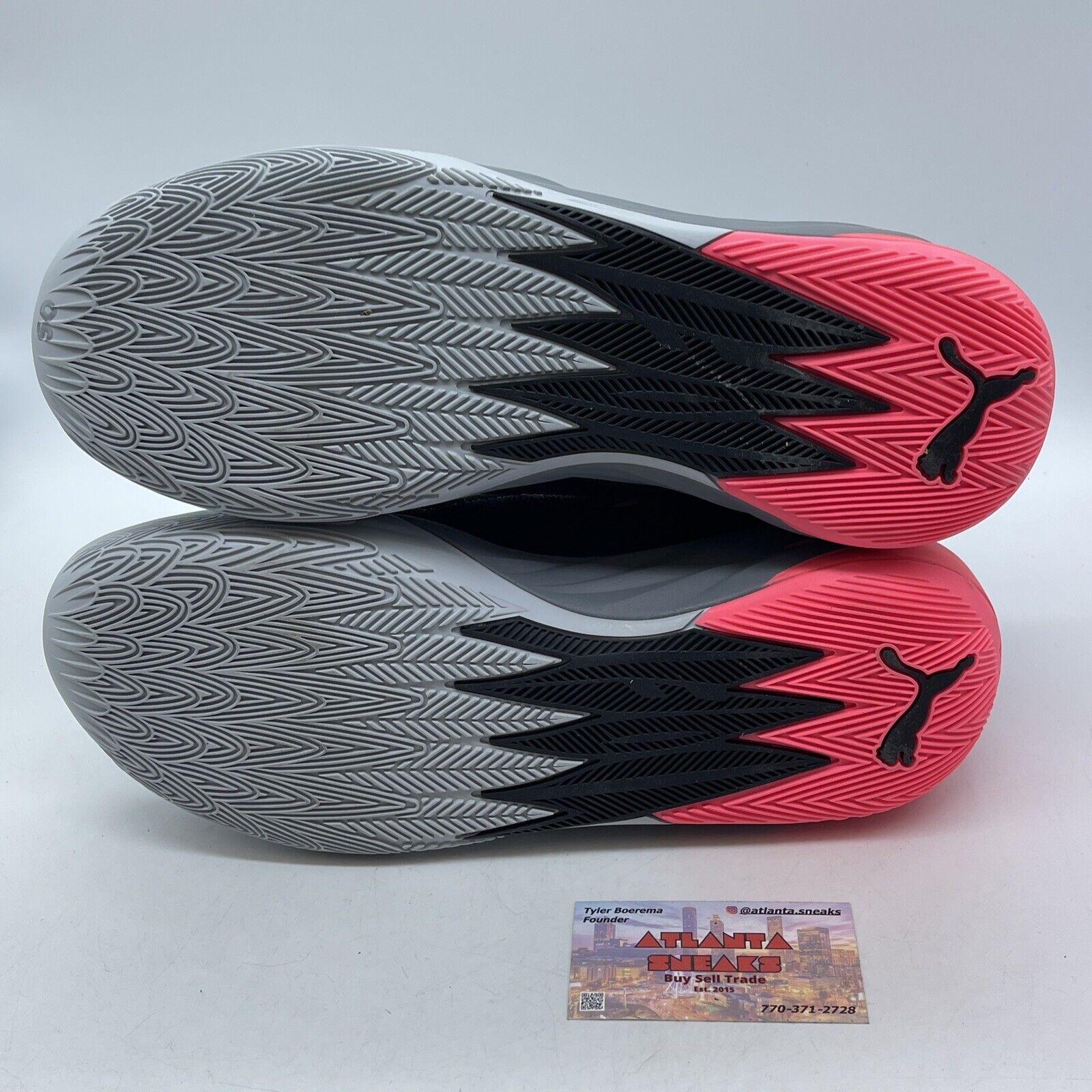 Size 13 - PUMA MB.02 Flare Pink Black Suede Leather (378287-01)