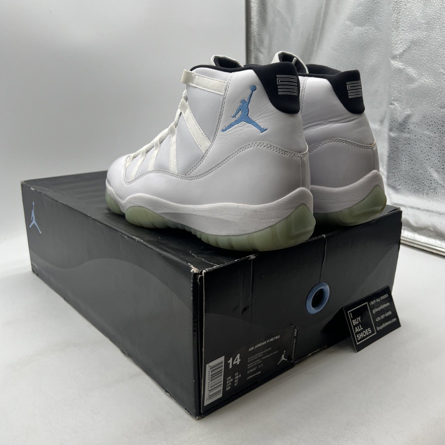 Size 14 - Air Jordan 11 Retro High Legend Blue (378037-117)