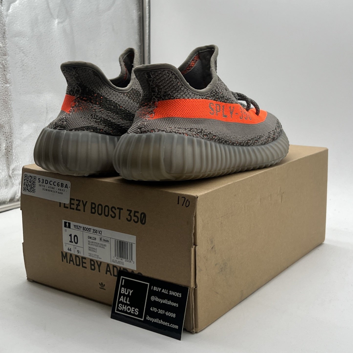 Size 10 - adidas Yeezy Boost 350 V2 Low Beluga Reflective (GW1229)