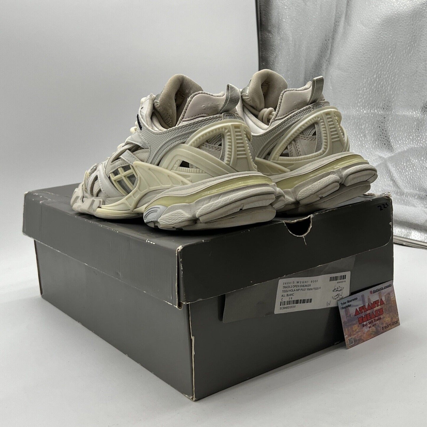 Size 9 - Balenciaga Track.2 Trainer Beige W