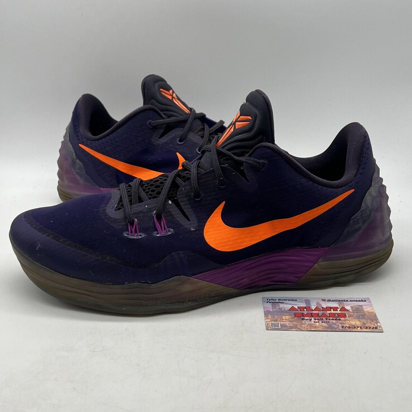 Size 15 - Nike Zoom Kobe Venomenon 5 Court Purple Orange (749884-585)