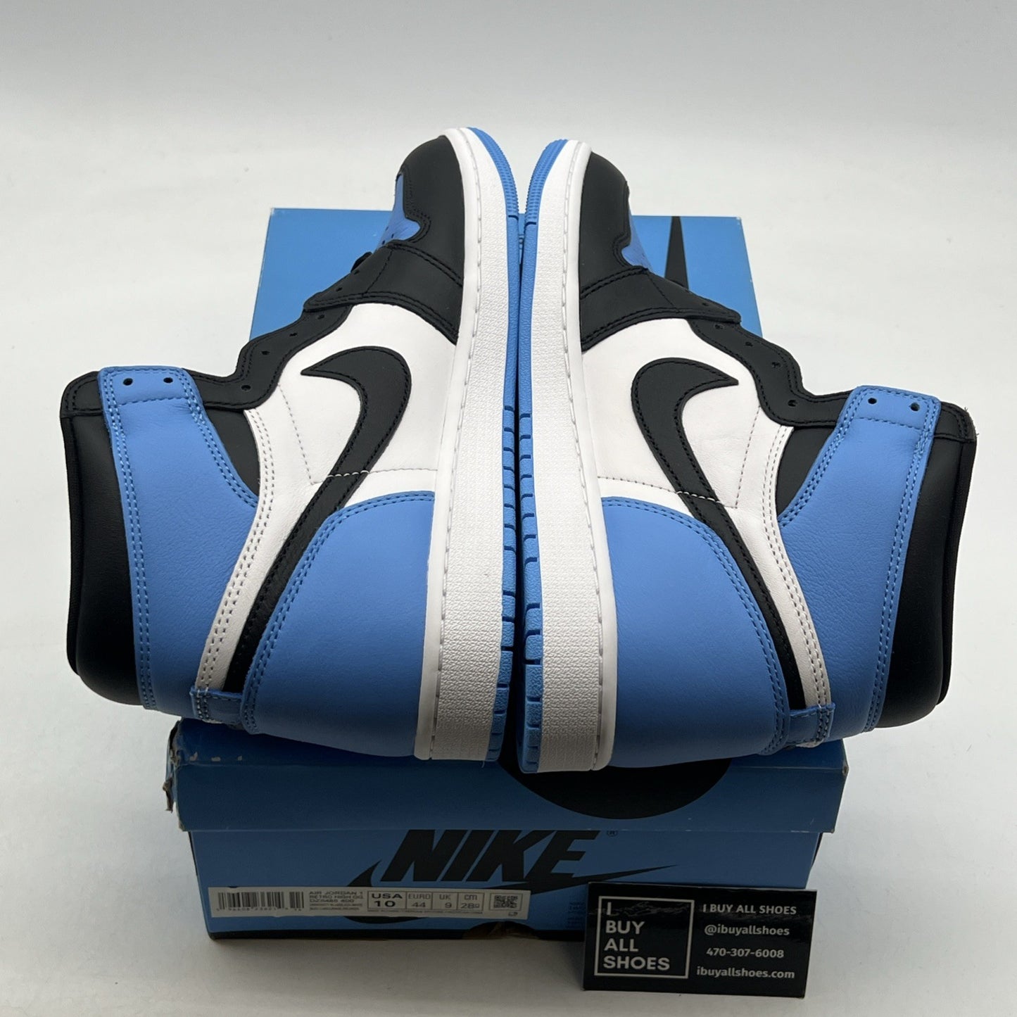Size 10 - Air Jordan 1 Retro OG High UNC Toe (DZ5485-400)