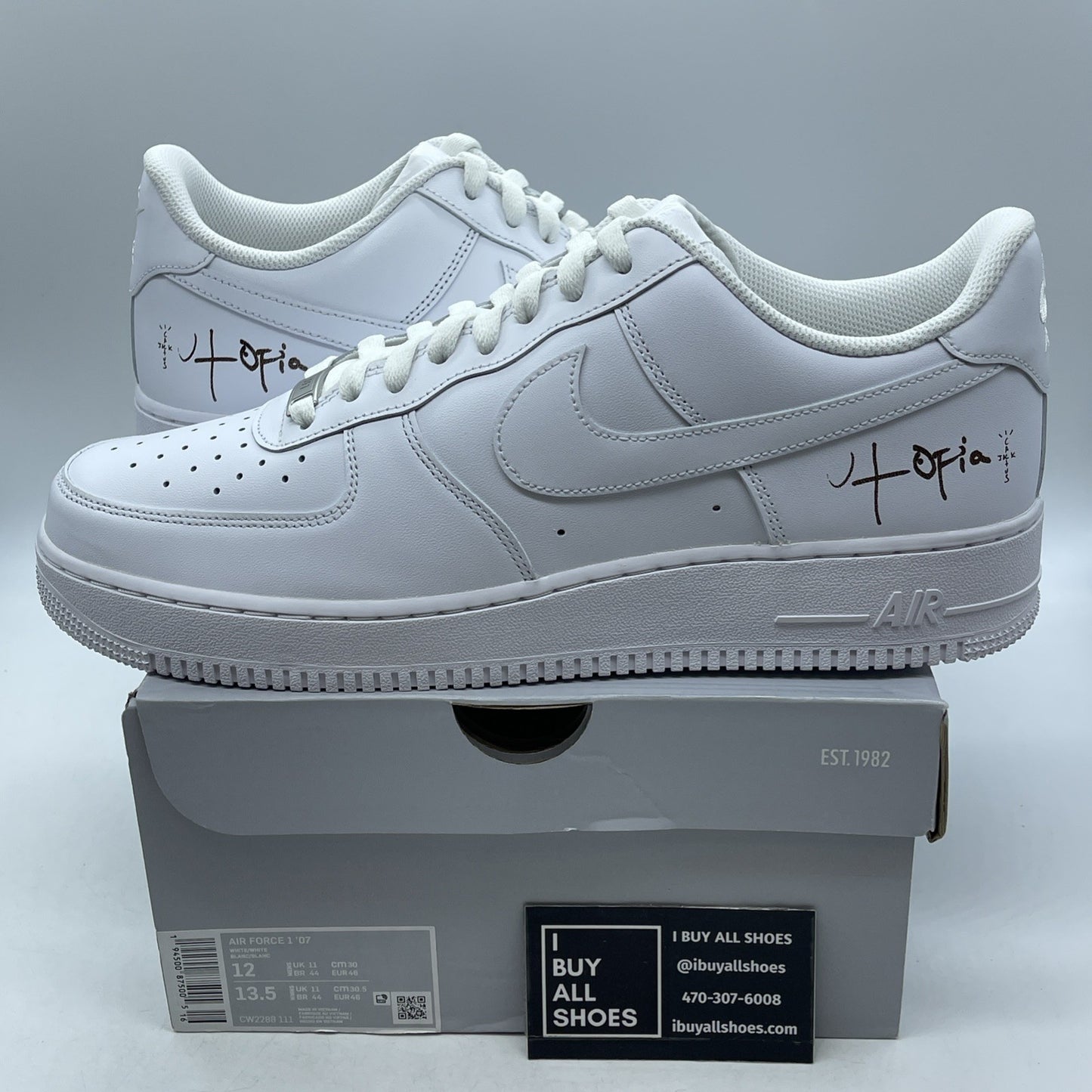 Size 12 - Nike Air Force 1 '07 Low Triple White (CW2288-111)