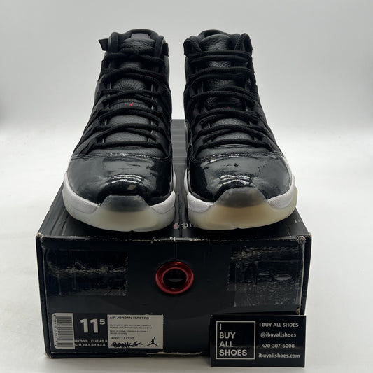 Size 11.5 - Air Jordan 11 Retro 72-10 2015 (378037-002)